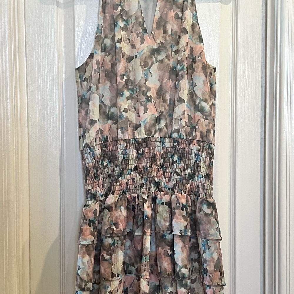 Floral Key Hole Dress